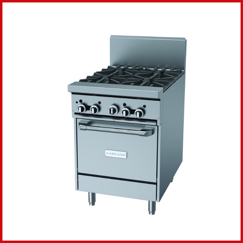 Garland GF24-4L Range Oven - 4 Open Burners